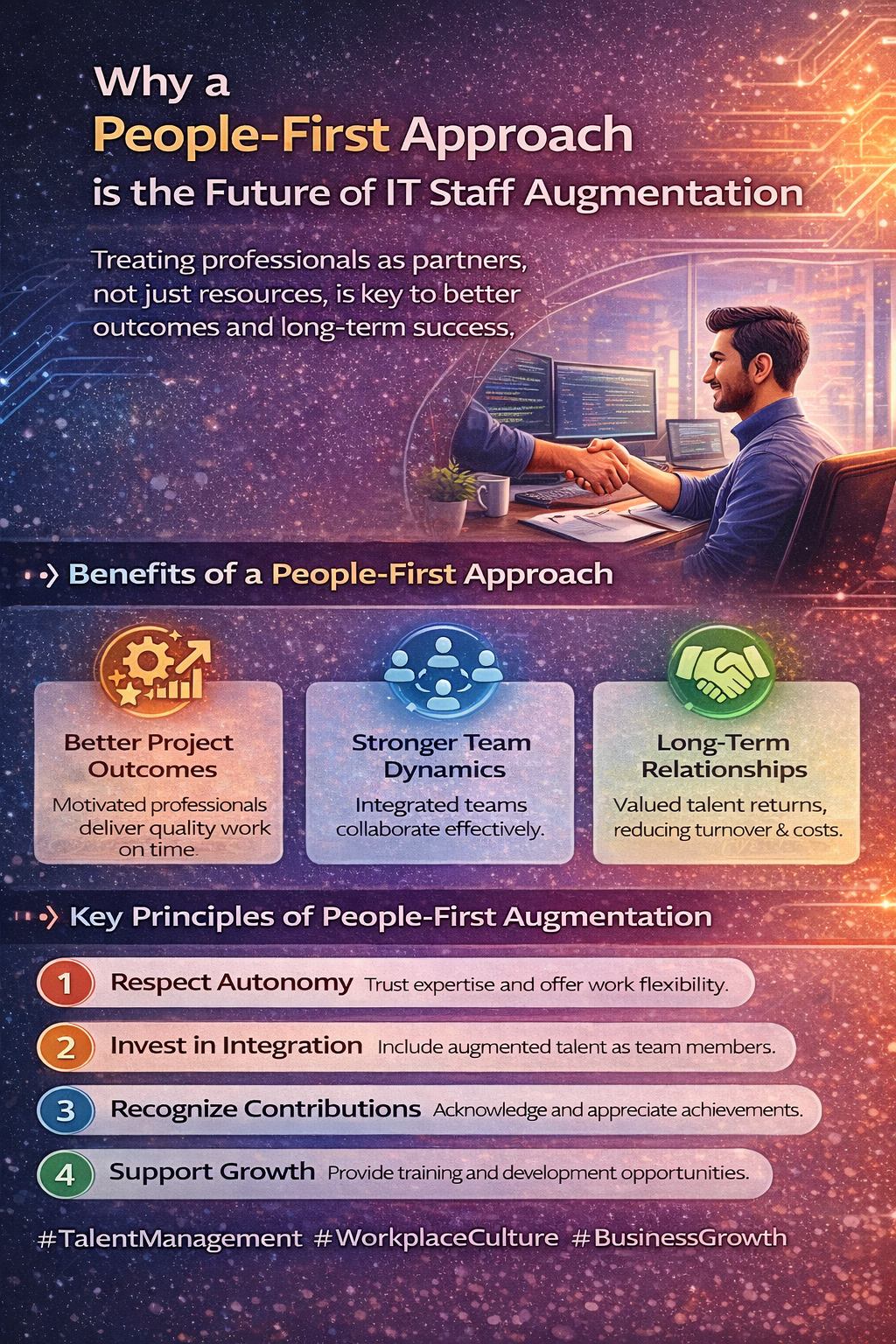 Supporting Augmented Professionals During Projects: Best Practices for Success