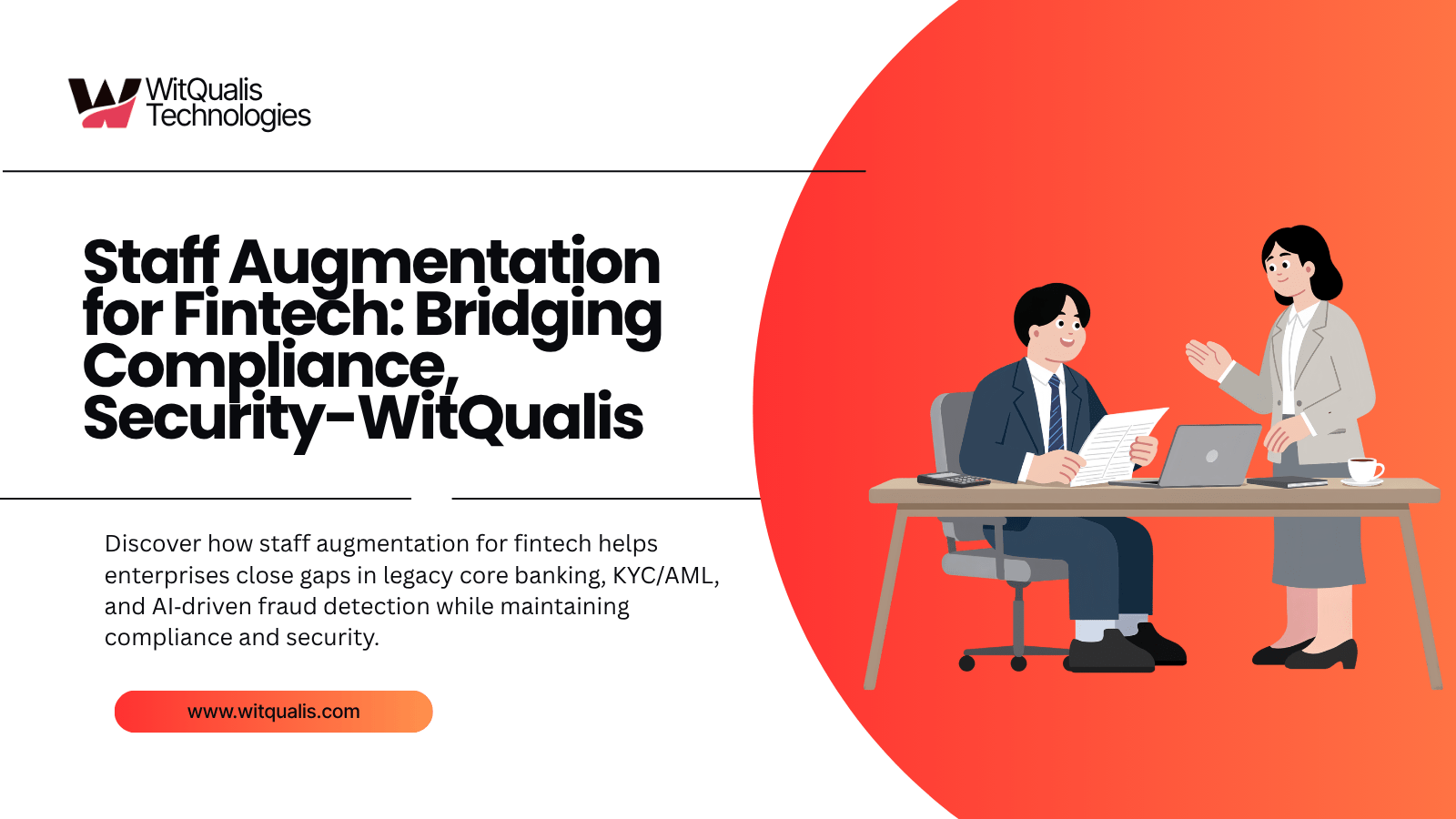 Fintech team using staff augmentation to bridge gaps in compliance, security, and speed