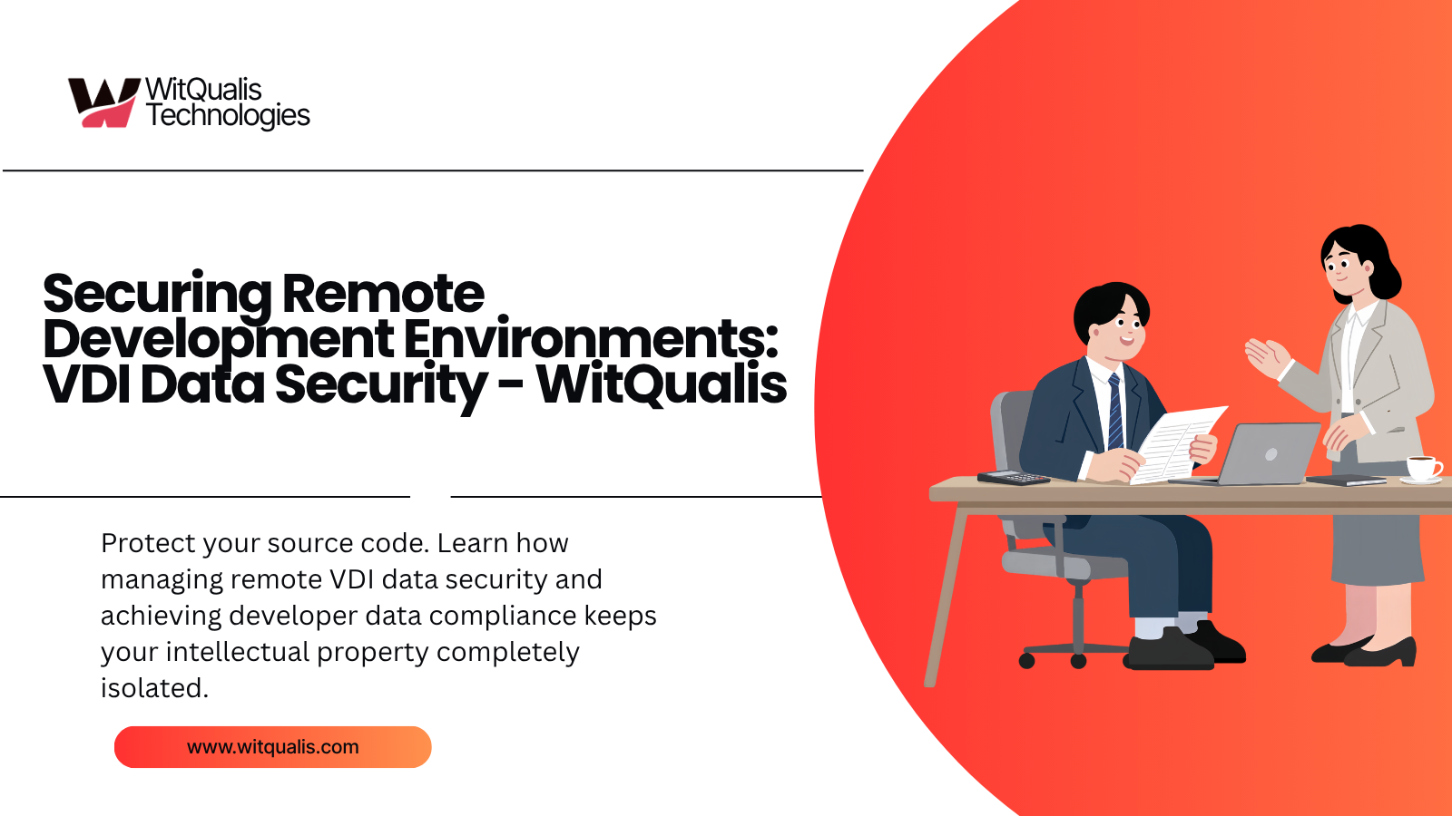 A high-level technical graphic illustrating remote VDI data security protocols, including air-gapped clipboard isolation, dynamic session watermarking, and role-based data compliance.